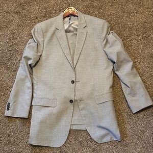 Banana Republic Light Gray Suit